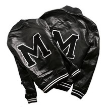 가죽 점퍼 야구 할리데이비슨 아라이 슈트 코미네 스피디 메쉬 레빗 레트로 알파인스타 빈티지 다이네즈 바이크 바람막이 재킷, 남성 백 M 자수