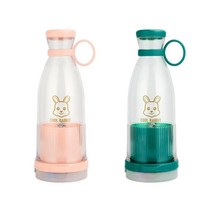 다이어트 디톡스 해독주스 휴대용 텀블러 블렌더 전기 착즙기 미니 과일 믹서 컵 개인 충전식 추출기, 02=Pink