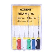 치과용품 도구 1540 치과용 근관 수동 사용 파일 드릴, REAMER 25mm