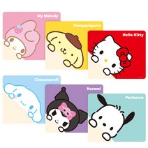 COZY 산리오 정품 마우스 패드 노트북 휴대용 헬로키티 마우스패드, 마이멜로디