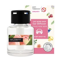 더허브샵 섬유심지 카 디퓨저 70ml, 담배냄새제거(안티타바코)