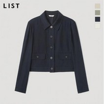 리스트 리스트 린넨 캐주얼 백 밴딩 재킷(4가지색상)_A TWWJKM70130