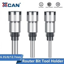 드릴 척 임팩 비트 XCAN-목재 라우터 비트용 콜렛 척 연장로드 1/4 1/2 8mm 생크 ER16 20 스프링 밀링 커, CHINA|12.7mm ER20