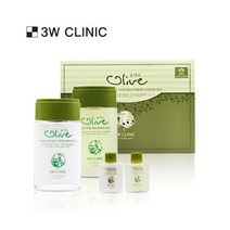 3W CLINIC올리브 포맨 후레쉬 2종 SET 수분 스킨 케어 크림 화장품 10대 20대 30대 여자 남자 친구 생일 어버이날 선생님 선물, 1, 본상품선택