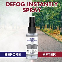 30ml/60ml 자동 에이전트 자동차 앞 유리 안티 안개 유리 스프레이 액체 안경 렌즈 클리너 오래 지속 Defogger TSLM1|Paint Cleaner|, 60ml blue, CHINA, 1개