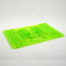 칸토스 한걸음에 천개의 지압! 이중돌기 경혈 지압 매트 주방매트/주방발매트, 경혈매트 그린