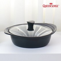 벨라홈 [퀸센스] 세라믹 IH 인덕션 전골냄비 24cm(CN8131)