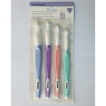 왕코바늘4개세트 모사용코바늘 코바늘15mm 목도리바늘