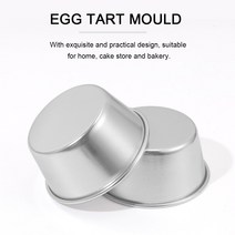 타르트틀 파이 에그 머핀 미니 타공 팬 케이크 팬 베이킹 몰드 라운드 메이킹 퍼포먼스 에그 타트 Diy 베이