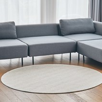 리진 사계절 헤링본 원형 러그 (200cm)