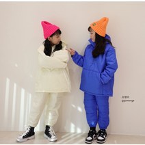 주니어 꼬맹이 겨울 눈썰매 5온스방수 패딩바지