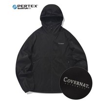 [국내매장판] 커버낫 PERTEX 패커블 윈드브레이커 자켓 블랙 바람막이 아웃도어 상의 하의 신발
