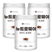 단백질 쉐이크 보충제 WPC 초코맛 순도 80%이상 미국산 농축 유청 단백 분말 아미노산 18종 로이신 이소로이신 류신 이소류신 스테비아 최상의 바디 보디 밸런스 1.8kg 3통