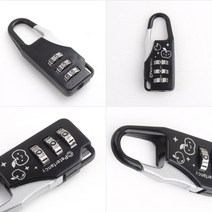 캐릭터 디자인 3자리 비밀번호 자물쇠 잠금장치 사각, 제품선택, 직사각형
