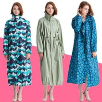 여성 레인코트 여성비옷 골프레인코트 우비 바람막이 야상점퍼 우의 롱코트