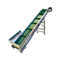 컨베이어 벨트 수직 화물 콘베어 택배 물류 운반 창고, 3m 컨베이어 220V 모터 세트 폭500mm
