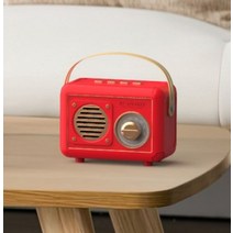 여행용 휴대용 블루투스 스피커 빈티지 네이버 클로바 usb 거실 인공지능 노래방 발렌타인 감성 램프 누구 무드등 레트로 버스킹, 블루, 단일사이즈