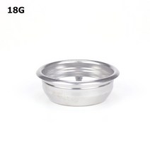 캡슐 커피머신 58mm 1/2 컵 7/18g 바텀리스 포터필터 교체 바구니 E61 커피 머신 메이커 에스프레소 부품, 02 18g 2 cups