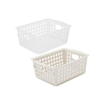 리템 센스업 바스켓 1호 다용도 정리 수납 바구니, 아이보리