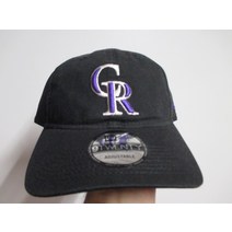 콜로라도 록키스 뉴에라 (9FIFTY) DAD FIT 스트랩BACK 야구모자 (ADJ) NWT BLACK