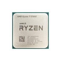 Ryzen 7 5700X R7 CPU 프로세서 3.4 GHz 8 코어 16 스레드 7NM L3 32M 소켓 AM4 액세서리 벌크, 단일모델명/품번