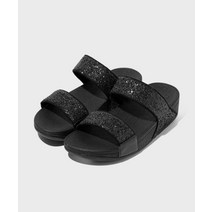 FITFLOP 루루 글리터 슬라이드 All Black Glitter X02-339 208417