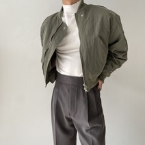 로앙 남여공용 크롭 베네타 ma1 항공 숏 야상 자켓 패딩 점퍼