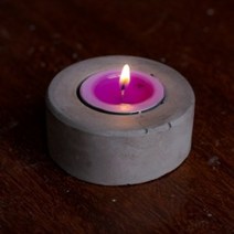 수제몰드 - 원형 티라이트 홀더