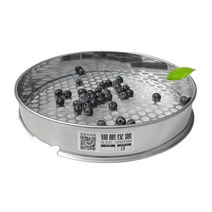 블루베리 채반 선별기 철 원형 구멍 표준 샘플 크기 30cm 고르기, 조리개 14mm