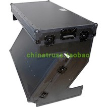 디제잉 디제잉기계 디제이 장비 DJ기계 커스텀 휴대용 접시타기 거치대 테이블 에어박스 바 파이오니어 믹싱테이블 접시타기함, 2 블랙 패널 블랙 랩