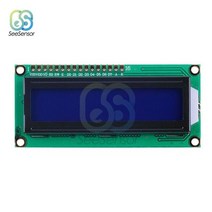 1 개/몫 1602 16x2 문자 LCD 디스플레이 모듈 HD44780 컨트롤러 블루/그린 화면 blacklight LCD1602 LCD 모니터 1602 5V 전자 부품 액세서리 소스, Blue