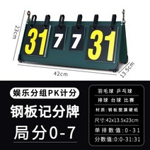 농구 스코어 카드 커버 경기 디지털 당구 탁구 양면 뒤집기, 멀티스코어 F605