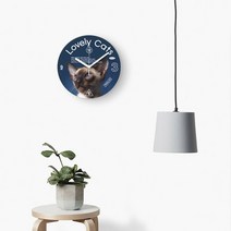 [천삼백케이] [모두의팩토리] 고양이 캔버스 벽시계, (캔버스 시계270mm)CV03.유러피안 쇼트헤어, CV03.유러피안 쇼트헤어