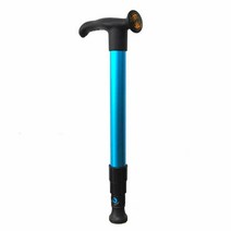 Foldawheel 포켓 지팡이 길이 메모리 기능이 있는 최신 초소형 원하는 길이(최대 94cm)까지 1초 연장 35.6cm(14인치)까지 접을 수 있습니다. 조절 가능 경량 휴대