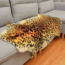 타이거 가죽 무늬 러그