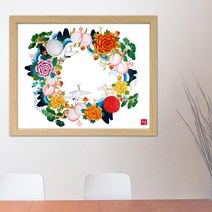 나봄갤러리 십장생리스 액자, 3.내츄럴 액자