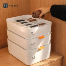 [1+1]백화상점 양말 속옷 수납 정리함 서랍장 칸막이 칸칸이 정리 보관함, [1+1]1칸 (뚜껑 미포함)