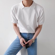 라운드 카라 부드러운 여름 루즈핏 시원한 반팔 니트(5color)