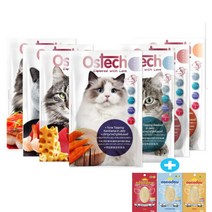 오스테크 울트라 캣 습식 파우치 고양이 악마의 간식 70g 참치 치즈 멸치 연어 게맛살 계란과야채 새우, 참치 토핑 게맛살