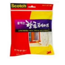 3M 물먹는 항균테이프 결로현상 곰팡이 방지 물기흡수 문풍지, 1개