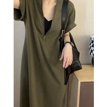 LL-1256 편안하게 예뻐지는 집업 원피스