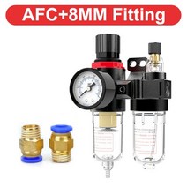 레귤레이터 유수분분리기 수분 오일 필터 컴프레셔 afc2000 워터 세퍼레이터 트랩 에어 브러시 공기 압축기 감압 14, afc-pc802