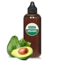 USDA 오가닉 아보카도 오일 100% 유기농 화장품 원료 냉압착 비정제, 150ml