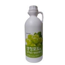 대상 생청포도를 갈아넣은 청포도베이스 1.8kg 2개, 1.8L