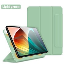 ebook리더기 이북 북 전자책 단말기 전자북DANYCASE Xiaomi Mi Pad 5 케이스 마그네틱 스마트 커버 2021 태블릿 11 인치 mipad5 pro 자동 깨우기 액, 04 Light green, 02 Mi Pad 5 Pro