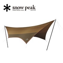 스노우 피크 tp-851sr 어메니티 타프 헥사 l 세트, 방수포 + 직립 기둥