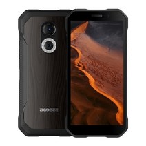 핸드폰 싸게 사는 법 doogee s61 pro 견고한 전화 교체 가능한 백 케이스 6 0quot ip68ip69k 야간 투시경 카메라 6 128gb 48mp 카메라 스마트폰, 표준 패키지, 나뭇결, 나뭇결