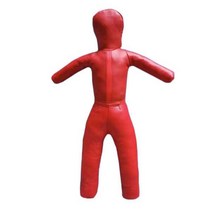유도 인형 소형 합기도 체육관 인간형 스파링 샌드백, 120cm 6KG (4-6세 권장) 레드