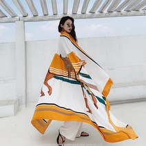 녕동 여름 비치타월 스카프 오버사이즈 대형숄