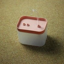 꼬모가든 USB분수대 고양이분수대 애완 동물 물 디스펜서 고양이 분수 자동 필터 전기 술꾼 그릇 고양이를 위한 재순환 여과 음주기, 없음, PK-WT+US Plug
